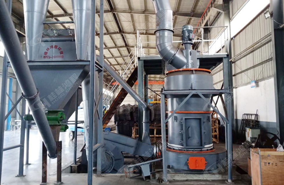 石油焦粉生產線鴻程R型雷蒙磨粉機 產量達3噸